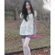 Eihey ນໍາເຂົ້າ fabric crocheted puff sleeve lace shirts can be worn layered buttoned mid-length length-sleeved top-sleeve lace top for women