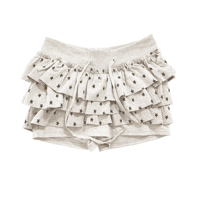 Eihey 2026 ໃຫມ່ niche star ພິມ fluffy cake skirt ຕ້ານການ exposure skirt pants skirt ສໍາລັບແມ່ຍິງ