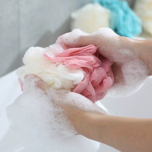 Большая ванна, купальный мяч, не рассеянный цветочный мяч для ванны, милый, потирая назад, пузыри, купальные припасы, купальные цветы, купание