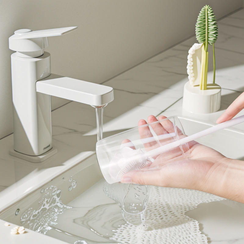 硅胶长柄杯刷家用洗杯子小刷子保温水杯无死角清洁神器洗奶瓶刷子 - 图3