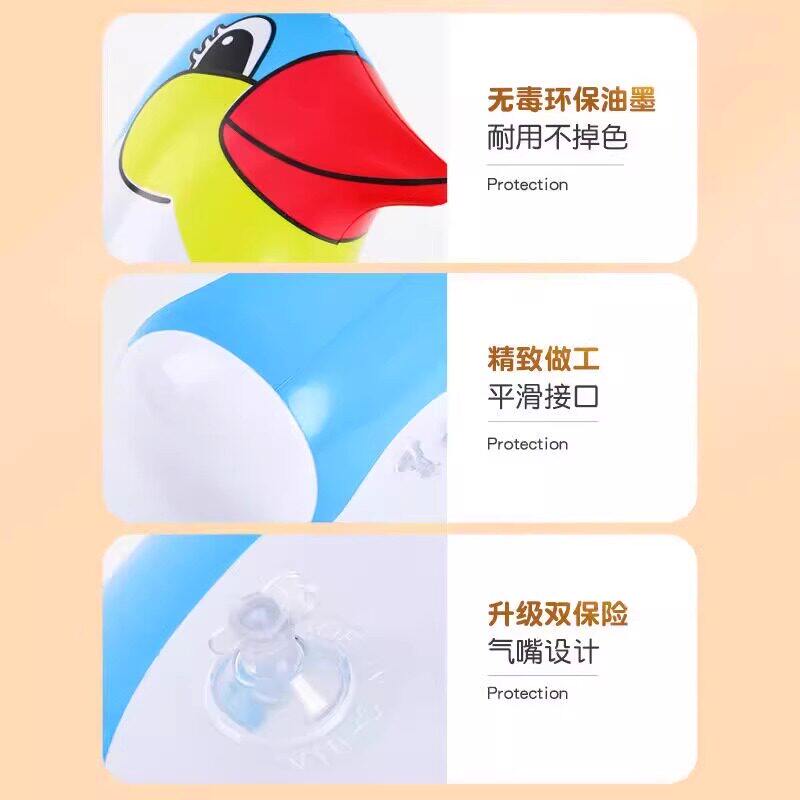 充气企鹅不倒翁玩具网红儿童婴儿大号气球男童宝宝小减压解压神器