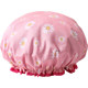Women's double layer shower cap waterproof bathing adult women's home use