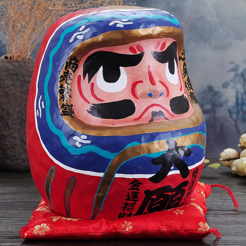 日本招财猫大号达摩财神家居装饰日式寿司料理店铺开业摆件储蓄罐