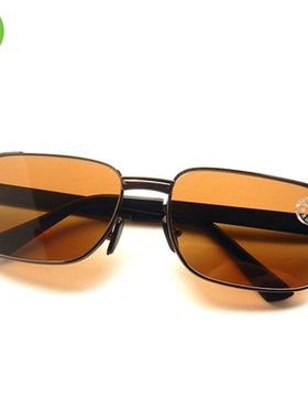 正品水晶太阳眼镜女男浅色钓鱼