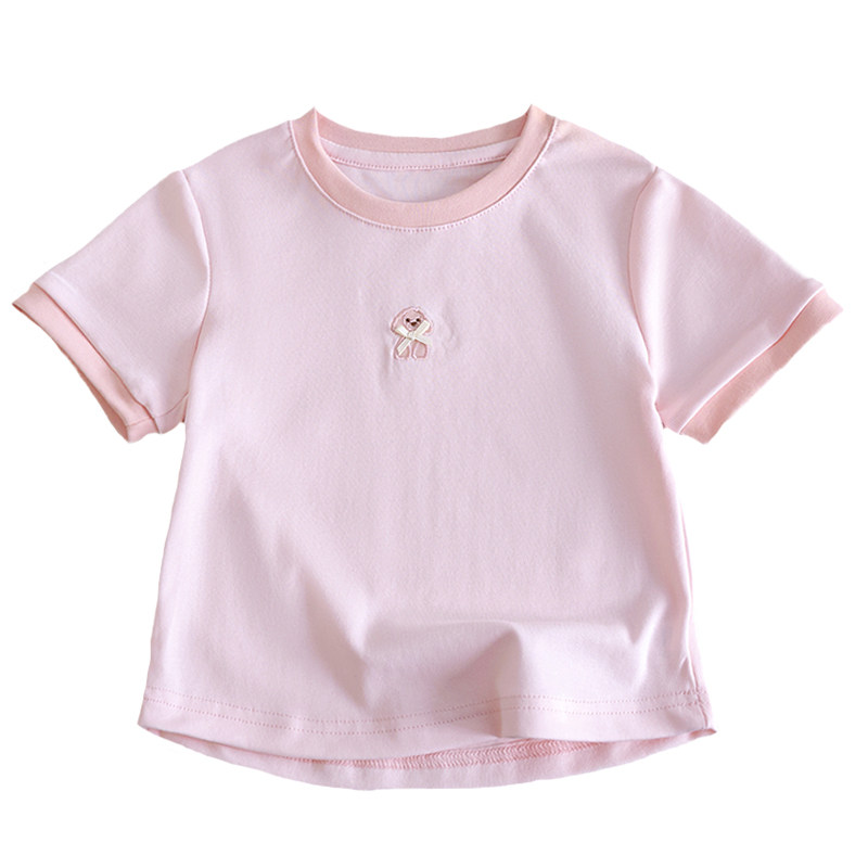 女宝宝可爱短袖T恤新款夏季休闲内搭甜美半袖中小童百搭公主上衣3,淘宝优惠券,粉丝福利购,淘宝优惠卷