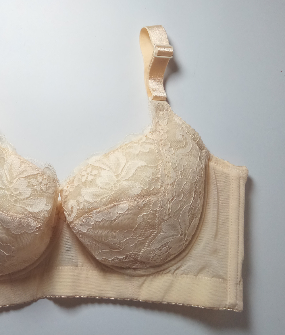 70cd70dde75cd75dde小围城内衣调整型无钢圈大胸显小收副乳文胸