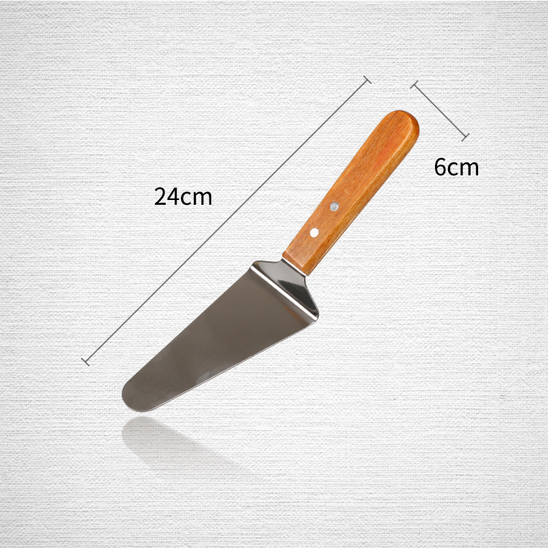 不锈钢披萨铲刀 三角芝士铲 批萨铲刀 烘焙工具 饼干蛋糕料理铲 - 图1