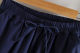 ດອກໄມ້ແລະໄມ້ໄຜ່ Retro Elastic Cotton and Linen Pants Shorts for Women