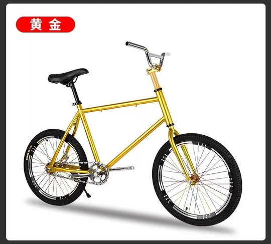 Explosive modification of the 5th generation Diefei 20 bicycle with easy head-turning action, golden flower olive head-turning student lightweight student bicycle
