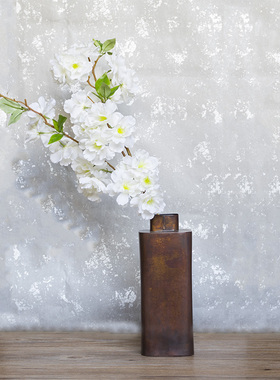 装饰摆件样板房装饰摆件金属花瓶