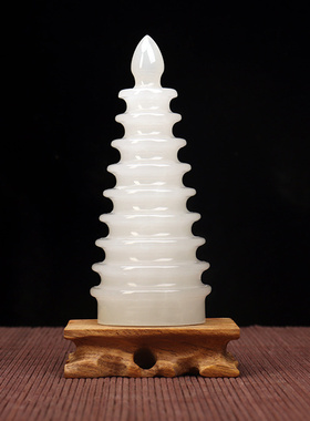 天然阿富汗玉石摆件中式