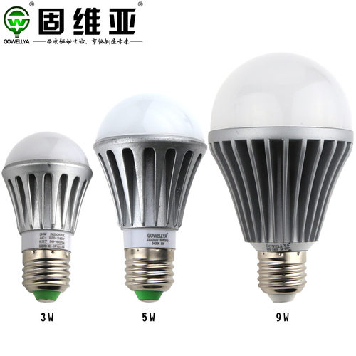 固维亚LED球泡 灯泡 全铝散热 3W 5W 9W超长寿命 质保三年 - 图0