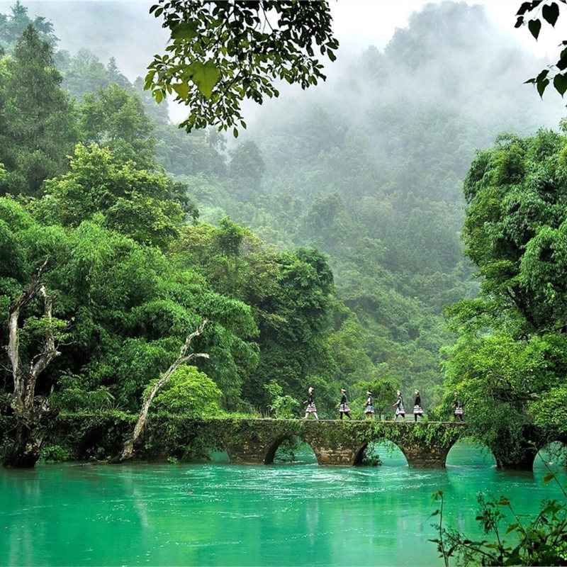 贵州旅游纯玩4天3晚跟团游贵阳黄果树瀑布西江千户苗寨荔波小七孔 - 图2