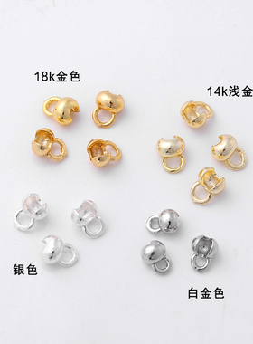 18K包金保色挂环收尾扣