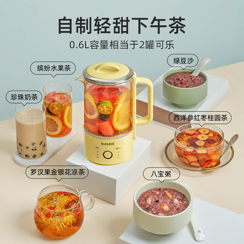 朋森办公室小型迷你煮茶家用养生壶 barsone养生壶/煎药壶