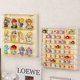 Wall-mounted blind box cute storage rack without nailing on the wall