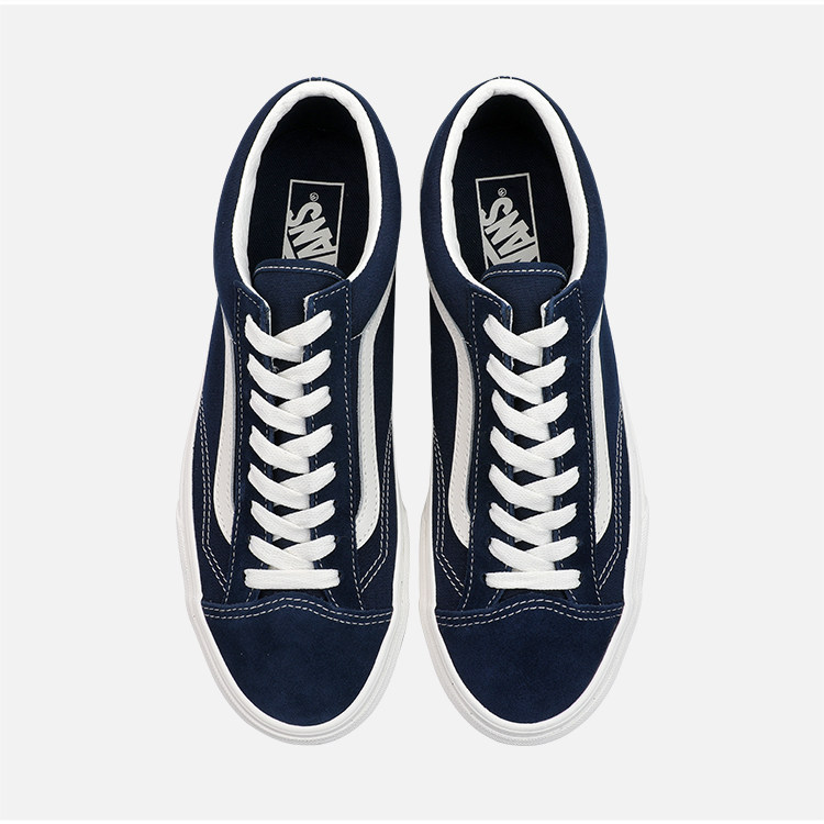 vans范斯 style 36深蓝色权志龙同款低帮帆布运动板鞋vn0a3dz3rfl