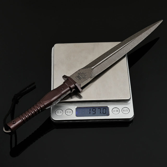30CM Dark Zone Breakout Metal Assault Knife Model