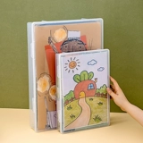 A4 ящик для хранения картонная печатная бумага Прозрачная A3 Office Art Test Paper Paper Box File Box Коробка отделки документа
