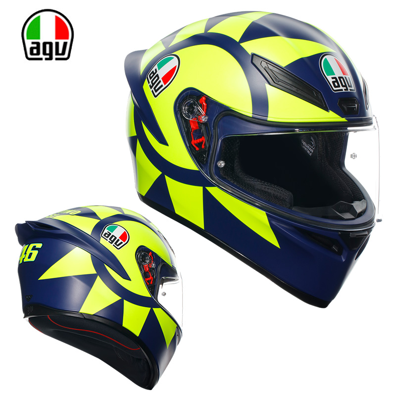 AGV K1S摩托车头盔新品K1升级机车全盔通勤摩旅四季男女骑行跑盔-图0