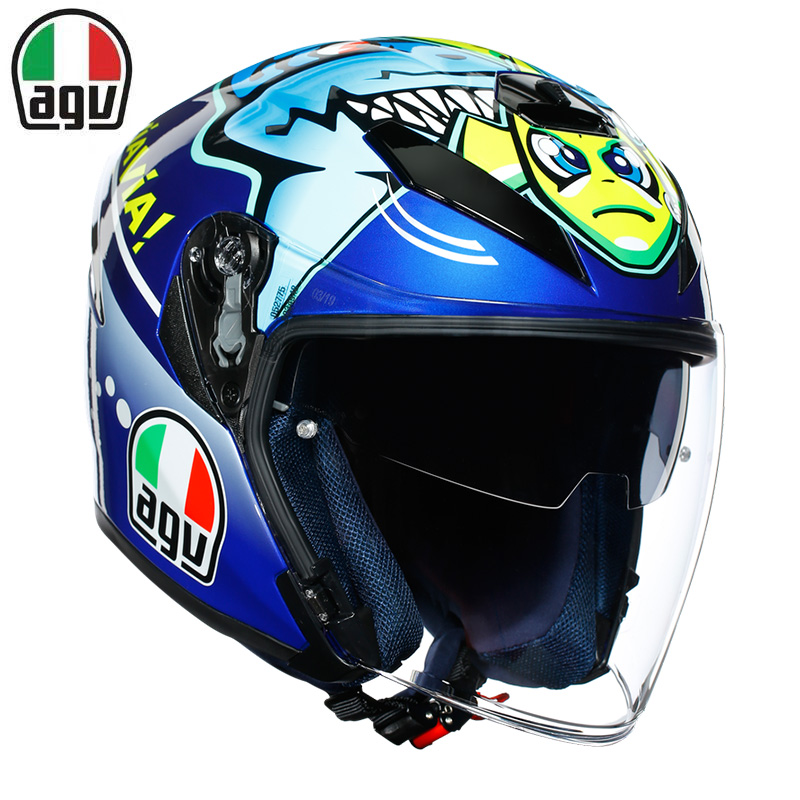 意大利AGV K5 JET秋季双镜片半盔摩托车头盔男安全帽机车透气四季 - 图3