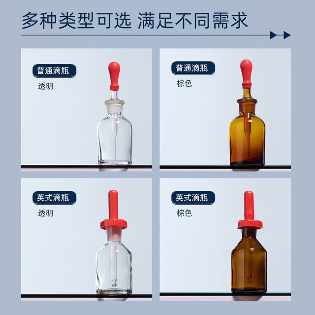 Sanaisi glass dropper bottle with suction dropper