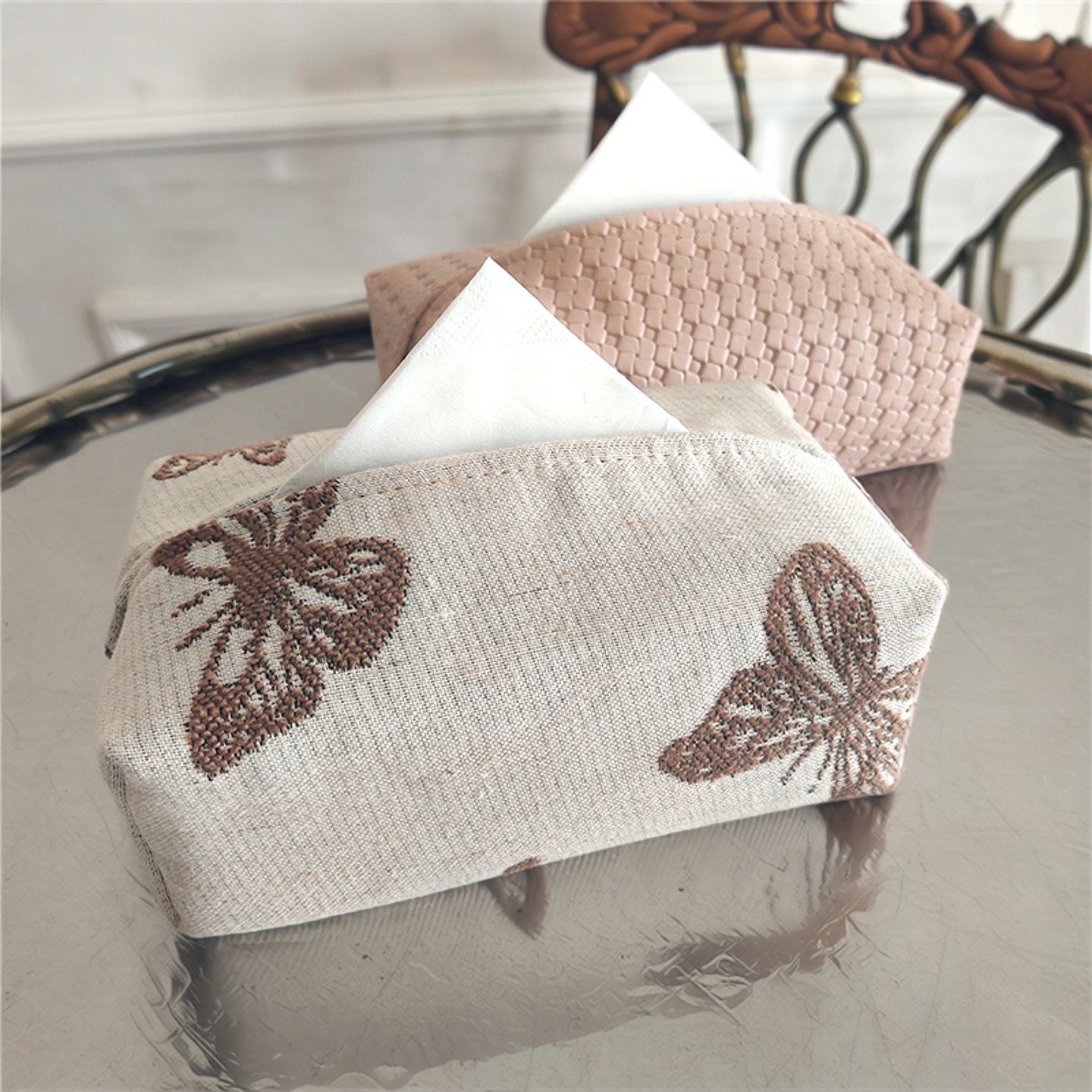 原创小众法式中古风高级感2026新款纸巾盒家用客厅纸巾收纳包,淘宝优惠券,粉丝福利购,淘宝优惠卷