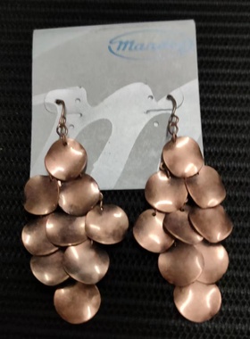 夸张y2k多材质层次穿搭复古欧美耳钉耳环长耳钉合集