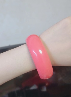 【金蜘蛛】粉嫩亚克力y2k夸张欧美出口品牌饰品个性手镯