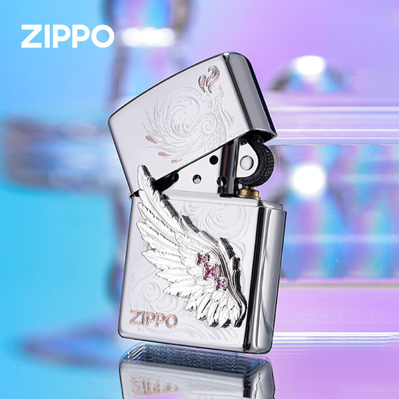 zippo打火机星雀之翼 热恋之翼粉钻春节新年礼物送男生防风火机,淘宝优惠券,粉丝福利购,淘宝优惠卷