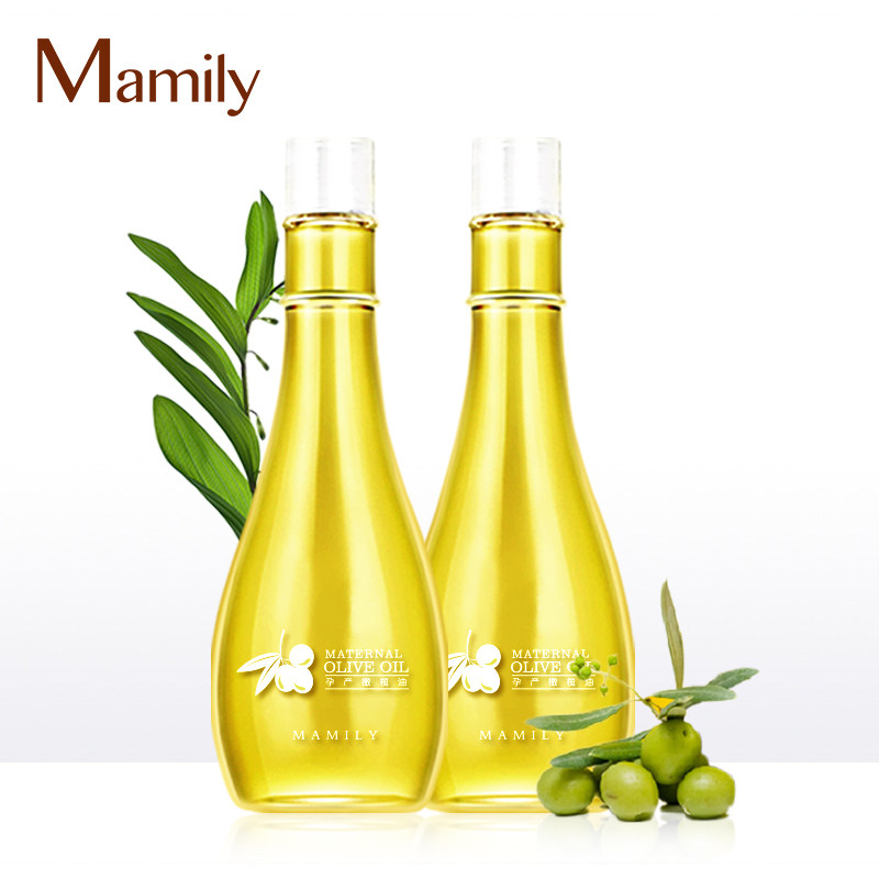 妈媚丽孕妇橄榄油怀孕期天然按摩油 mamily妈媚丽妊娠纹护理
