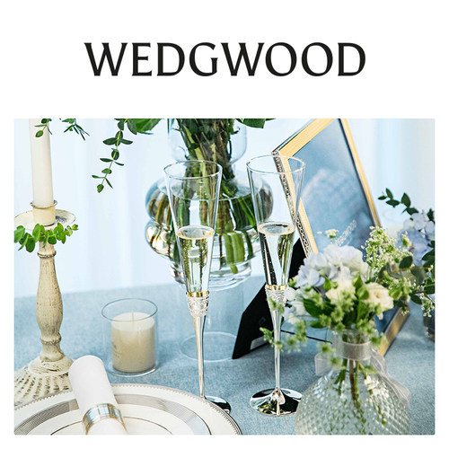 【新婚礼物】WEDGWOOD Vera Wang真爱相随香槟杯酒杯高脚杯 - 图2