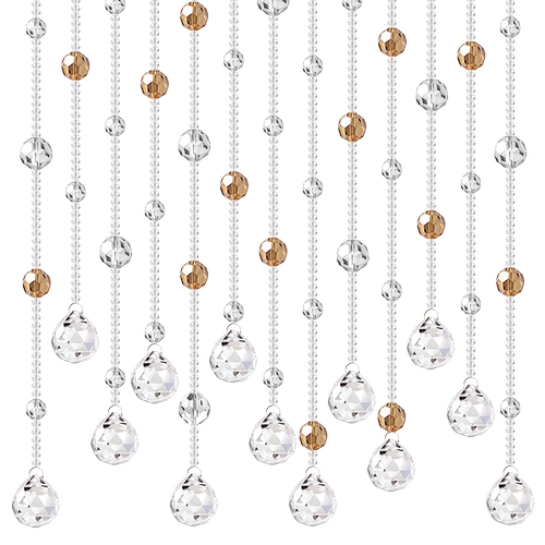 Штора, бусины ручной работы, DIY