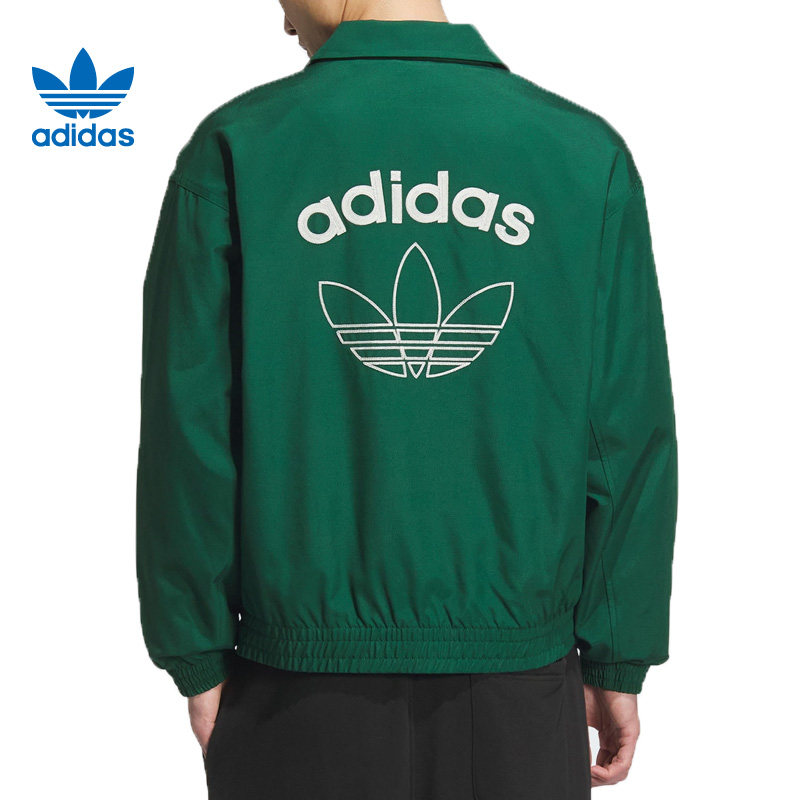 adidas阿迪达斯三叶草男子运动休闲夹克外套KC0136 - 图0