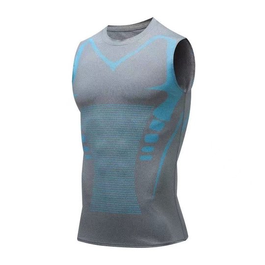 Basketball vest tight fitness track and field men's high elastic quick-drying sleeveless T-shirt short-sleeved vest sweat-absorbing training suit
