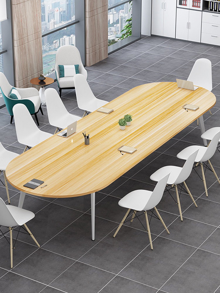 会议桌长桌简约现代办公桌椅组合会议室洽谈桌椅长条桌工作室桌子