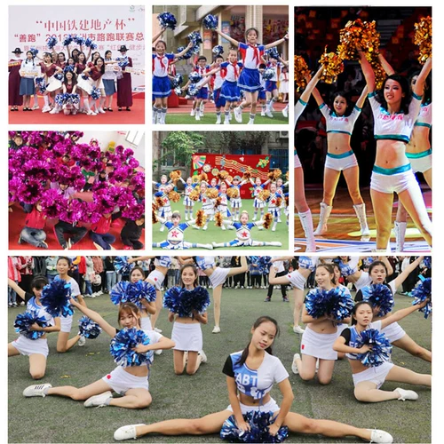 Цветочный мяч LA LA Команда Руки Руки Руки цветок La La La La La Ring Ring Кольцо с четырьмя пальцами танцевальная команда