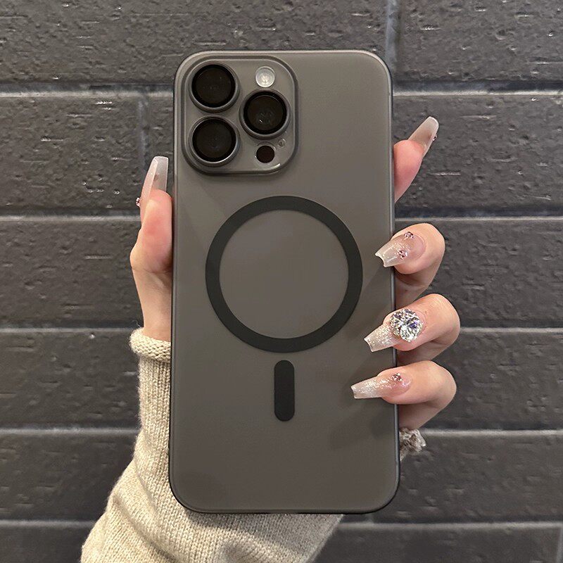 适用苹果16手机壳iphone15promax新款17磁吸壳Magsafe无线充14pro自带镜头膜13超薄12磨砂11高级感plus防摔