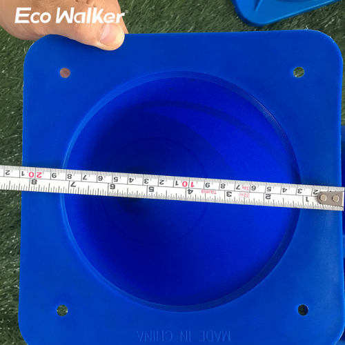 Ecowalker足球训练标志桶障碍桶 路锥 雪糕筒 警示物高48cm - 图0