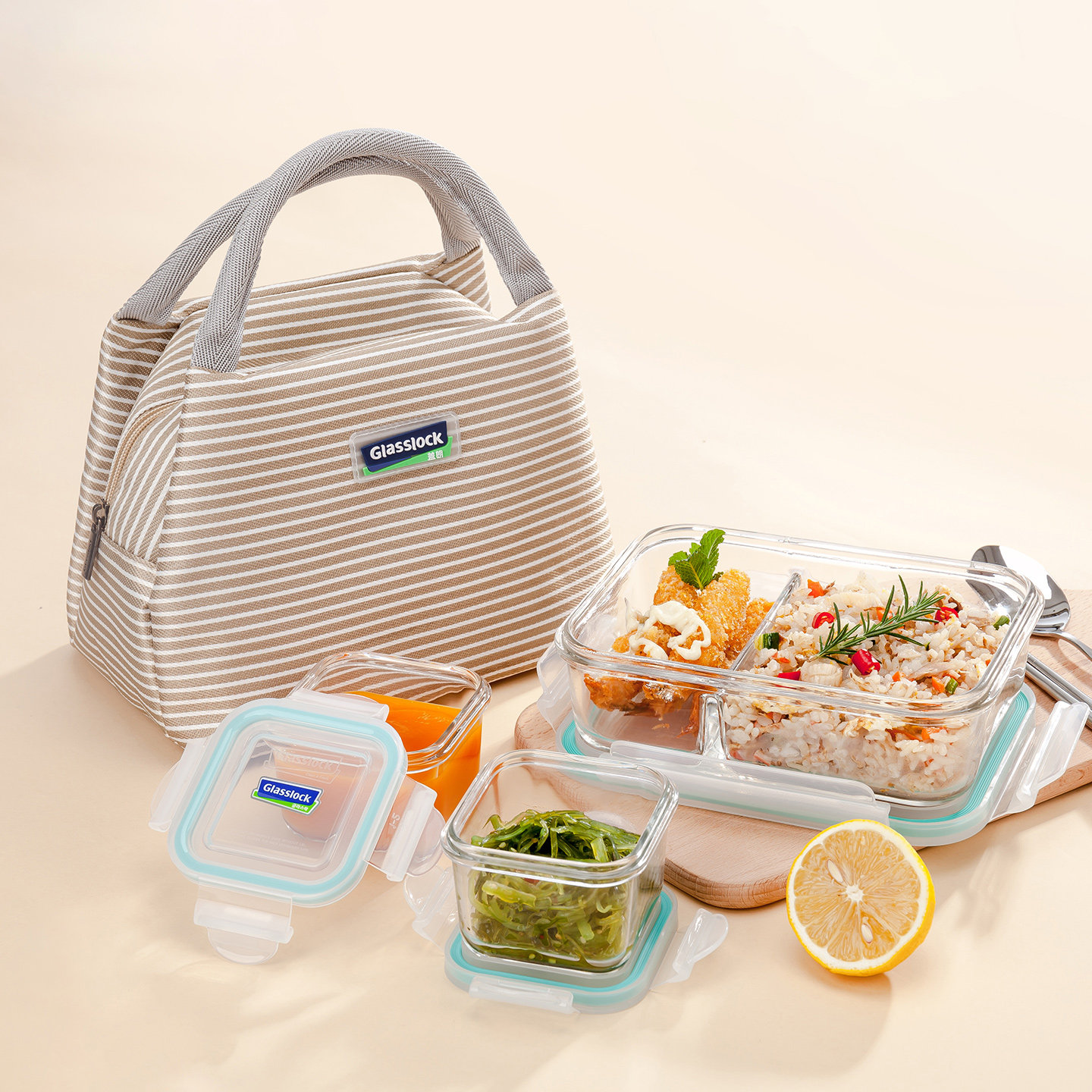 GlassLock盖朗韩版保温袋包手提饭盒包便当包男女手提包便携包,淘宝优惠券,粉丝福利购,淘宝优惠卷