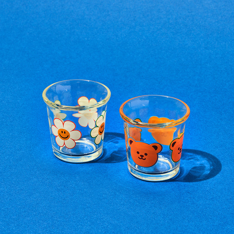 Glasslock&wigglewiggle联名玻璃烧酒清酒杯一口杯四件套装浓缩杯,淘宝优惠券,粉丝福利购,淘宝优惠卷