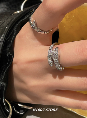 小众设计不规则戒指法式女指环