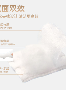 双面双效化妆棉湿敷补水化妆棉