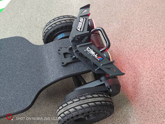 Skateboard induction tail light electric skateboard rear wing brake light handrail light skateboard handrail indicator light