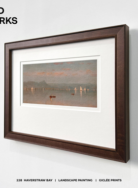 中古小众风景油画设计师挂画