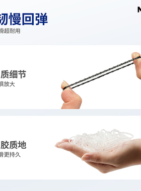 M2ka加固防滑橡皮筋女一次性黑色小发圈高弹力扎头发发绳防滑发绳