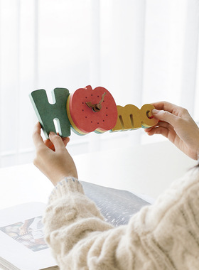 创意时钟摆台式电视柜装饰摆件