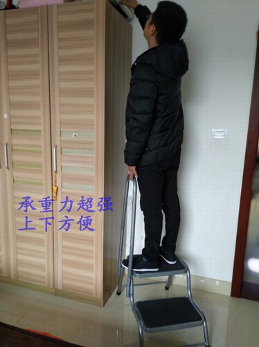 洗车专用 家用2步梯  二步梯子 人字梯 椅子 凳子 铁金属宠物梯凳 - 图2
