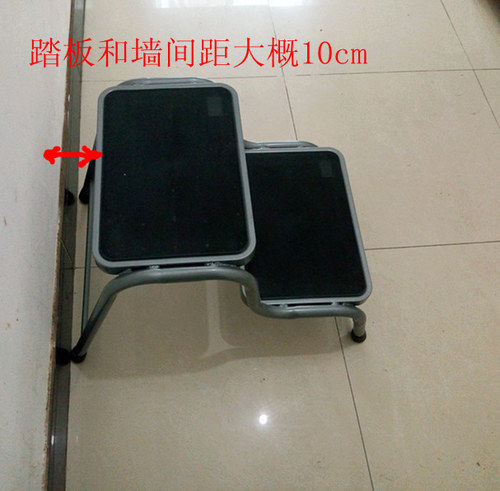 洗车专用 家用2步梯  二步梯子 人字梯 椅子 凳子 铁金属宠物梯凳 - 图0