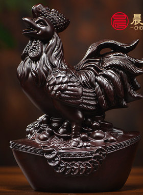 黑檀木雕十二生肖摆件一套实木鼠牛虎兔龙蛇马羊猴鸡狗猪工艺礼品